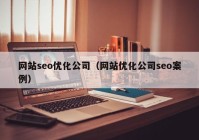 网站seo优化公司（网站优化公司seo案例）